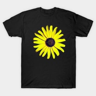 Black Eyed Susan Flowers Maryland Artistic Pattern T-Shirt